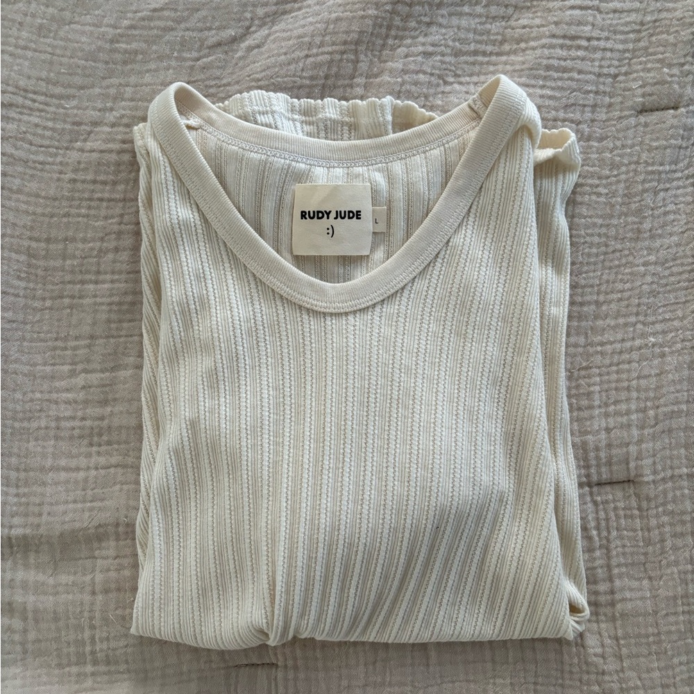 rudy jude pointelle tee